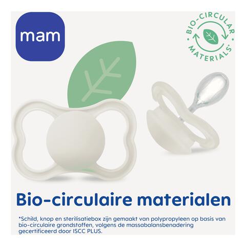 MAM Supreme Fopspenen 6-16 maanden Blue 2 stuks