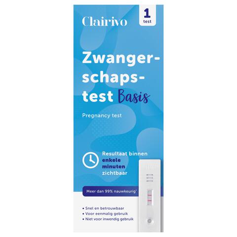 Clairivo zwangerschapstest cassette 1 stuk
