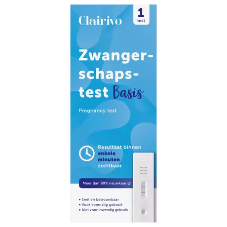 Clairivo zwangerschapstest cassette 1 stuk