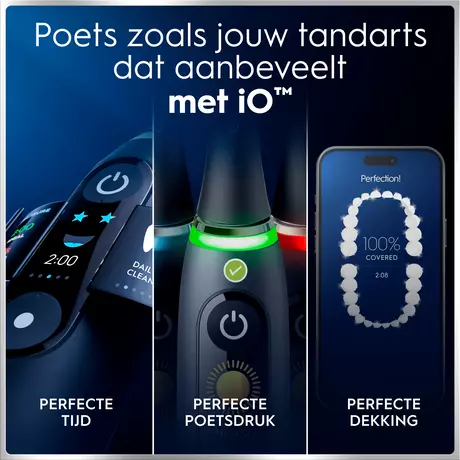 Oral-B iO 6 Zwart & Roze Duo Elektrische Tandenborstels