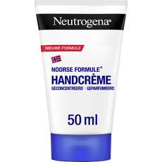 Neutrogena® handcrème geparfumeerd, Noorse formule, voedende en beschermende vochtinbrengende crème voor droge en beschadigde handen, 1 x 50 ml