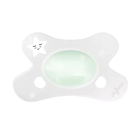 Difrax Fopspeen Natural 0-6M Glow In The Dark