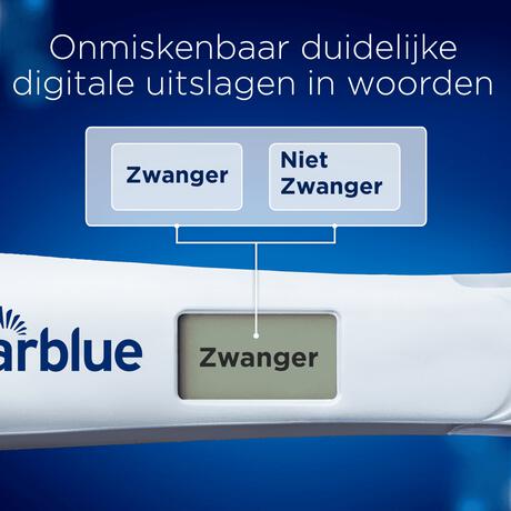 Clearblue Zwangerschapstest Digitaal Ultravroeg 2 Stuks