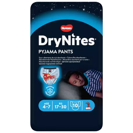 Huggies DryNites Disney Luierbroekjes Jongens 4-7 Jaar 10 stuks