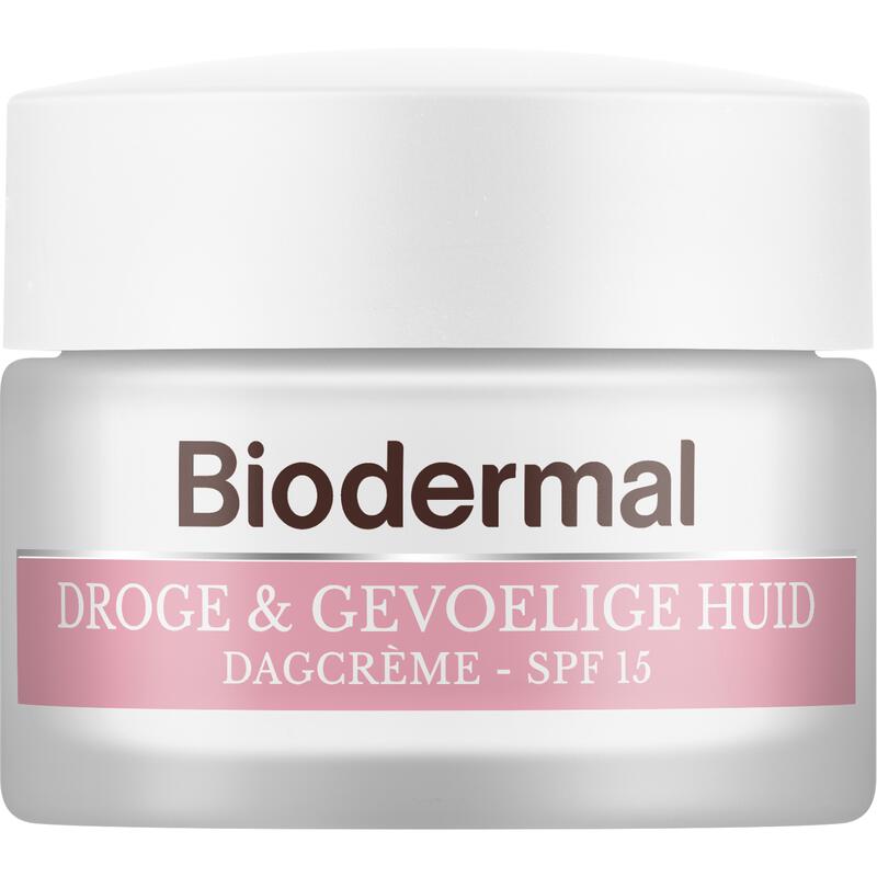 Biodermal Droge & Gevoelige Huid Dagcrème SPF 15 50 ML