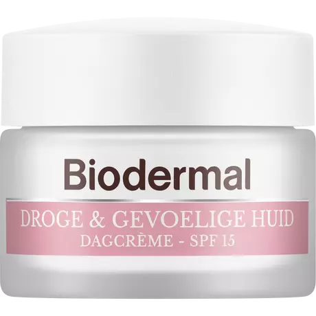 Biodermal Droge & Gevoelige Huid  Dagcrème SPF 15 50 ML