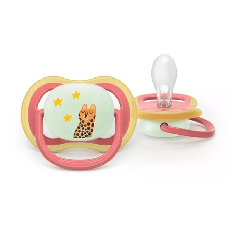Philips Avent Fopspeen Ultra Air Night 18M+ SCF376/33 2 stuks