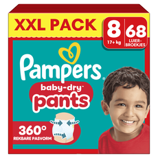 Pampers Baby Dry Pants XXL Pack Luierbroekjes Maat 8 19+ KG 68 Stuks