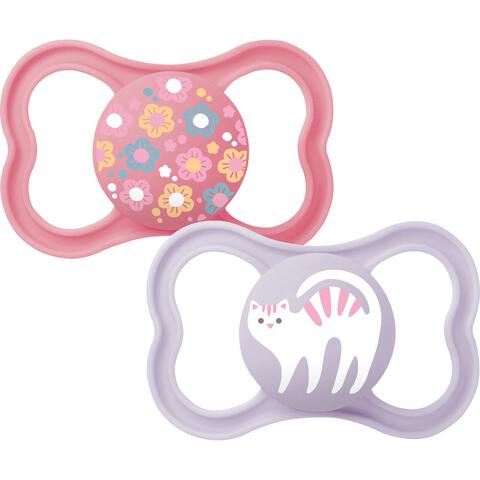 MAM Supreme Fopspenen 16M+ Pink 2 stuks