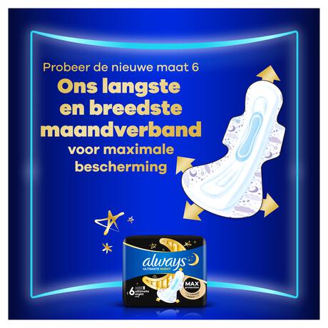 Always Maandverband Ultra Long Plus Wings Giga Pack 28 stuks