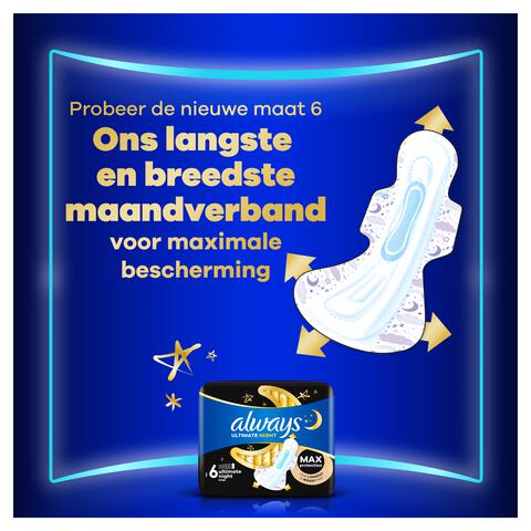 Always Maandverband Ultra Long Plus Wings Giga Pack 28 stuks
