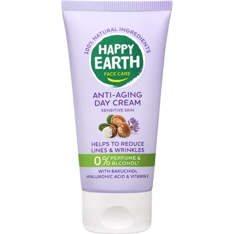 Happy Earth 100% Natuurlijke Face Care Anti-Age Day Cream 50 ML