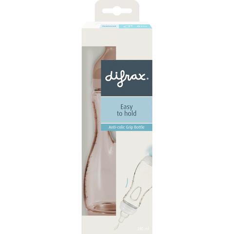 Difrax Handgreepfles Mocha 240 ML
