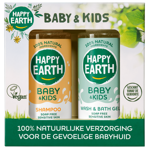 Happy Earth 100% Natuurlijke Baby & Kids Starter Pack 2x 100 ML