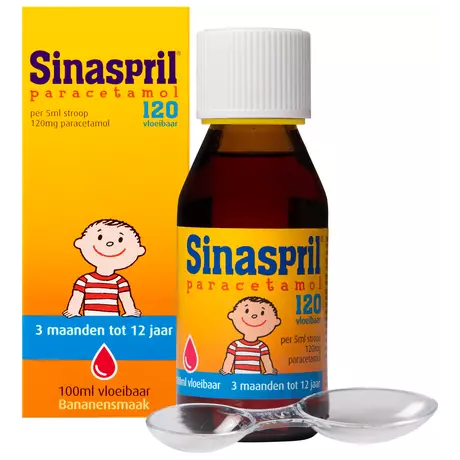 Sinaspril Vloeibaar Paracetamol 120 MG 100 ML