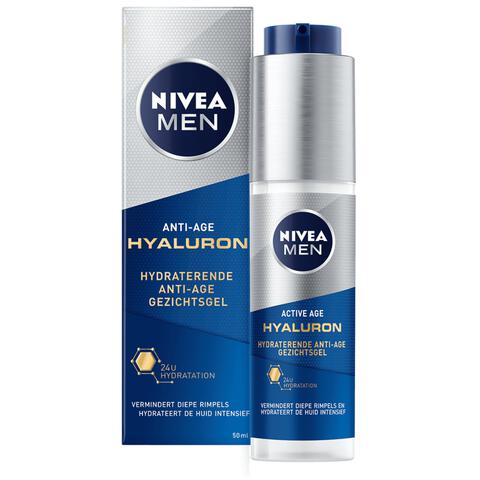 NIVEA MEN Active Ant-Age Hyaluron Hydraterende Gel 50ML