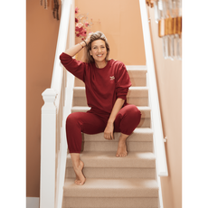 Bo Wilkes Sweater Burgundy Maat L/XL