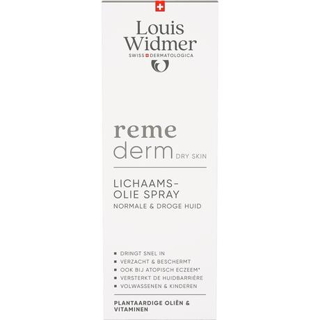 Louis Widmer Remederm Lichaamsolie Spray 150 ML