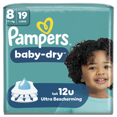 Pampers Baby Dry Luiers Maat 8 17+ kg 19 stuks