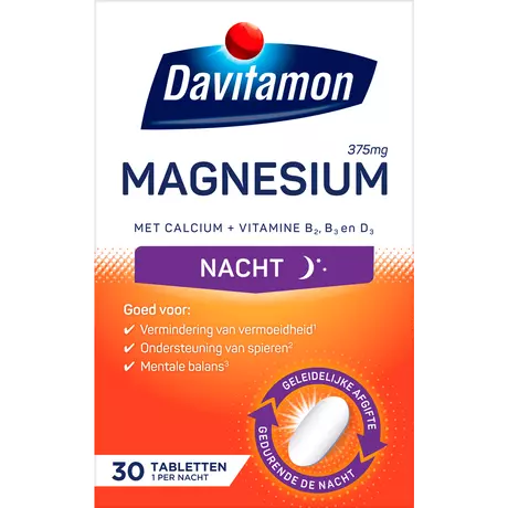 Davitamon Voor De Nacht Magnesium Tabletten 30 stuks