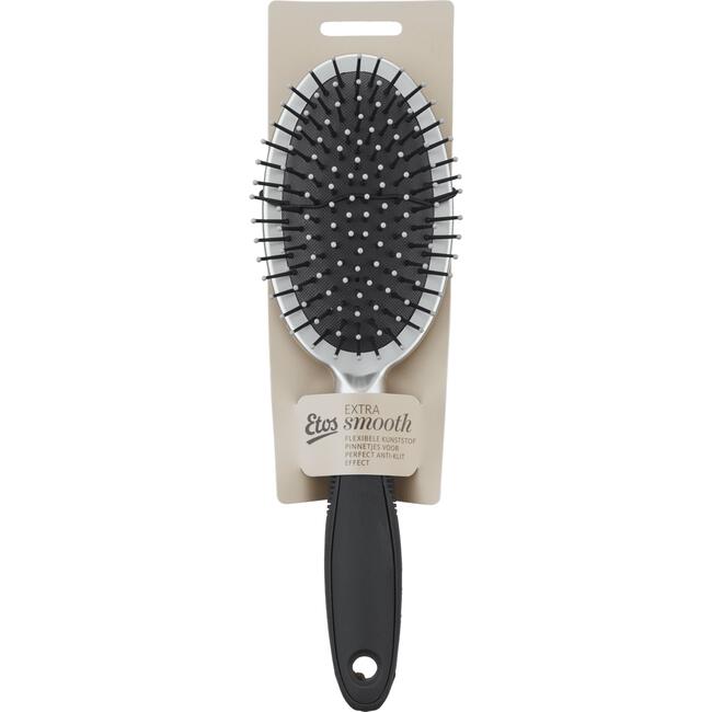 Etos Extra Smooth Ovale Borstel Zwart
