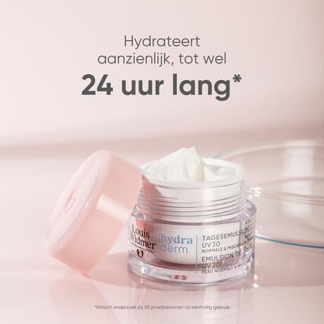 Louis Widmer Hydraderm Dagemulsie UV SPF30 Zonder Parfum 50 ML