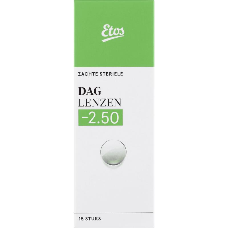 Etos Zachte Daglenzen -2,50 15 stuks