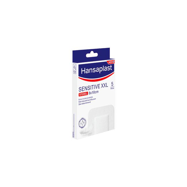 Hansaplast Antibacterial XXL Sensitive 5 Pleisters
