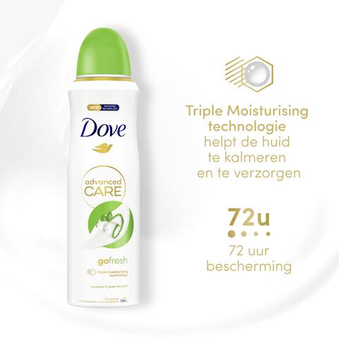 Dove Advanced Care Cucumber & Green Tea Deodorant Spray 200 ML