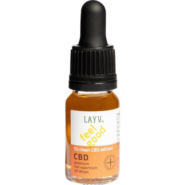 Layv Clean +500 mg Full Spectrum CBD Olie