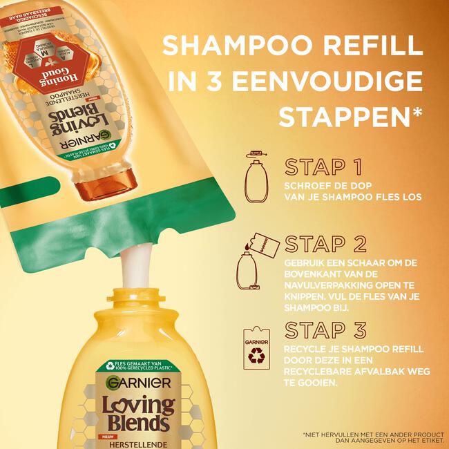 Loving Blends Refill Honing Goud Shampoo Navulling 250 ML