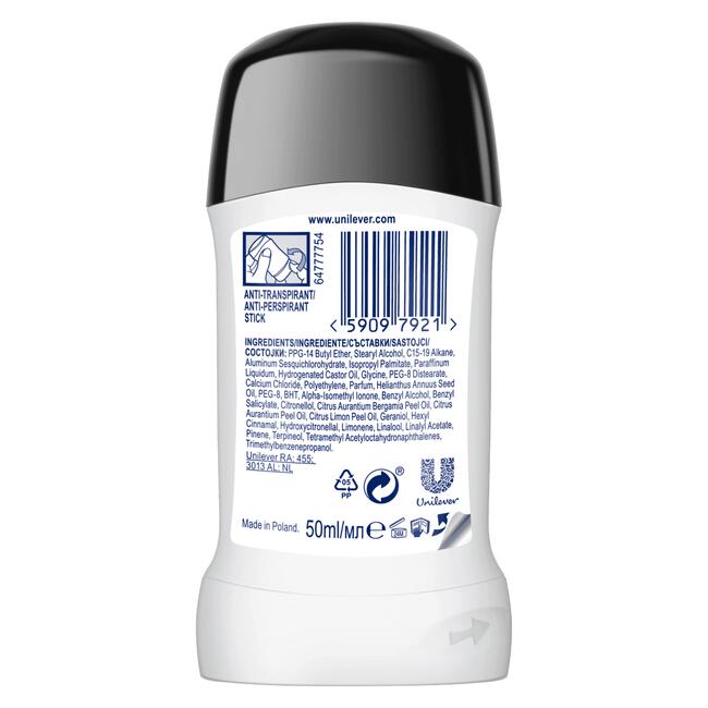Rexona Woman Advanced Protection Invisible B&W Deodorant Stick 50 ML