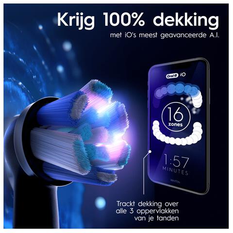 Oral-B iO 10 Zwart Elektrische Tandenborstel