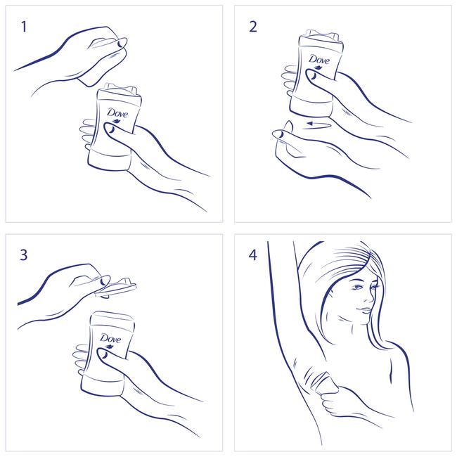 Dove Invisible Dry Anti-Transpirant Deodorant Stick 40 ML