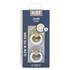 BIBS Anatomische Glow in the dark Fopspeen Two Pack Natuurlijk Rubber Sage/Cloud Maat 2