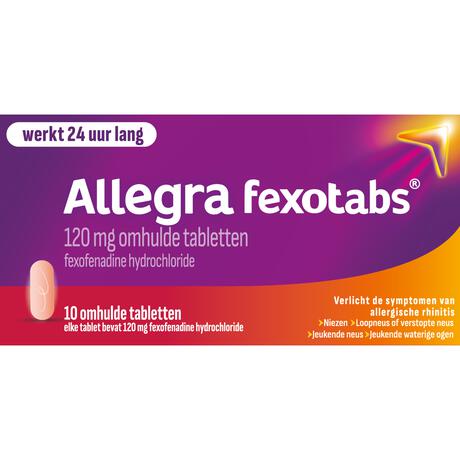 Allegra Fexotabs Hooikoorts Tabletten 10 stuks