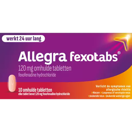 Allegra Fexotabs Hooikoorts Tabletten 10 stuks