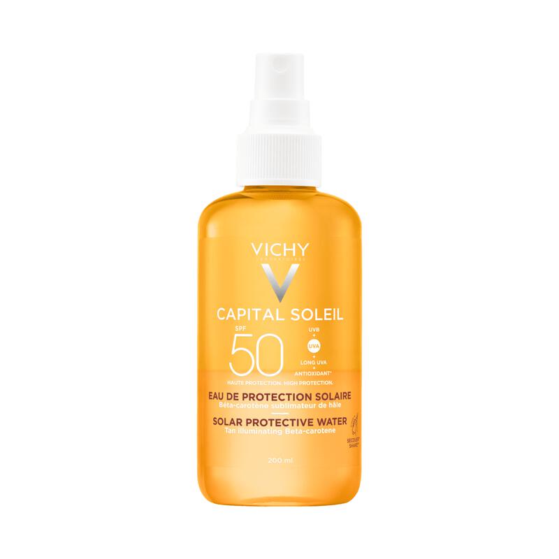 Vichy Capital Soleil Zonbeschermend Water Bruine Teint SPF50 200 ML