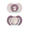 Difrax LOVI Dynamic Fopspeen 18M+ Night &amp; Day Girl 2 stuks