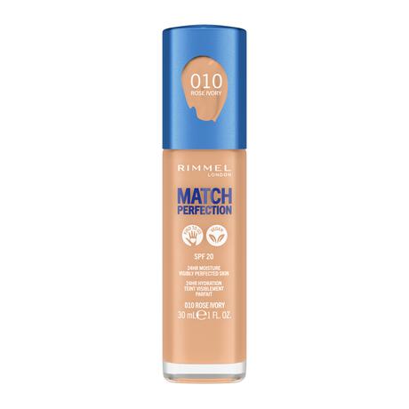 Rimmel Match Perfection Foundation 010C Rose Ivory 30 Ml