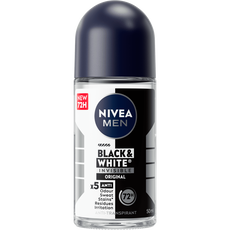 NIVEA MEN Black & White Invisible Original Deodorant Roller 50 ML