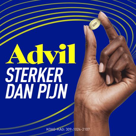 Advil Reliva Forte Liquid-Caps 400 mg Ibuprofen voor Pijn en Koorts 20 stuks