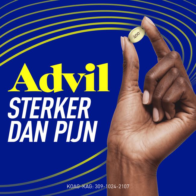 Advil Reliva Forte Liquid-Caps 400 mg Ibuprofen voor pijn en koorts