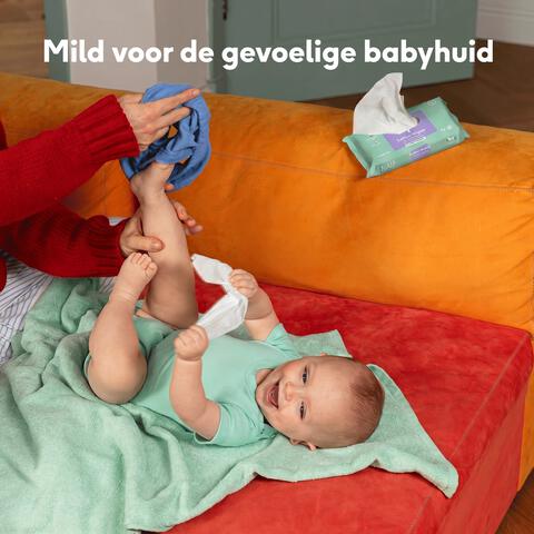 Naïf Plasticvrije Lotion Billendoekjes 8x54 stuks