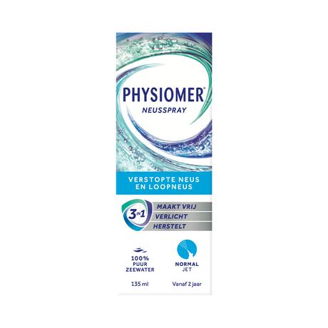 Physiomer Normal Jet Neusspray bij Verkoudheid 135 ML