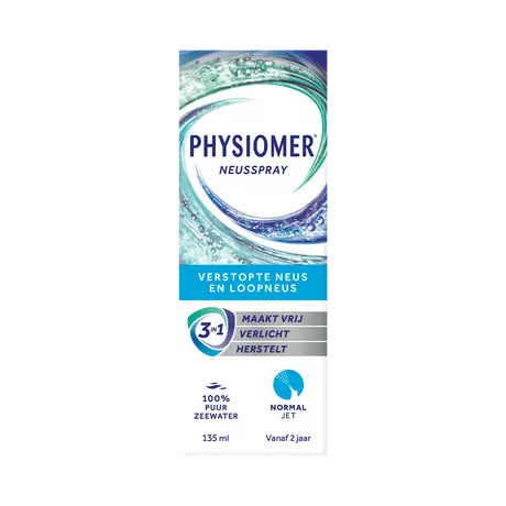 Physiomer Normal Jet Neusspray bij Verkoudheid 135 ML