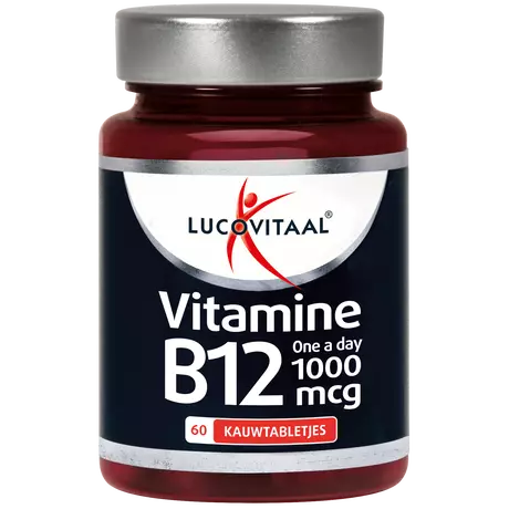 Lucovitaal Vitamine B12 1000 MCG 60 Kauwtabletjes Kersensmaak