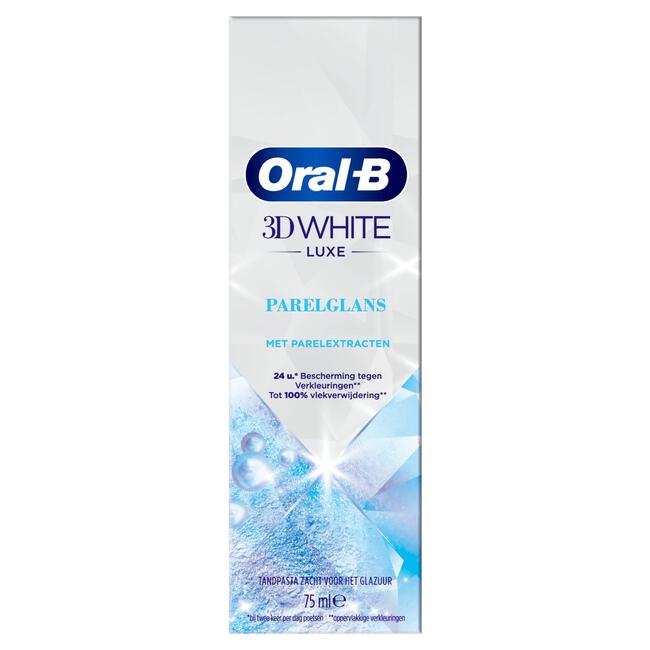 Hick identificatie schoonmaken Oral-B 3D White Luxe Pearl Glow Whitening Tandpasta 75 ML 75 ML | Etos