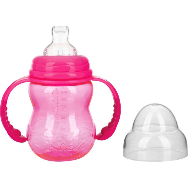 Nuby Oefenfles Uit Tritan Met Tuit Brede Hals  6M+