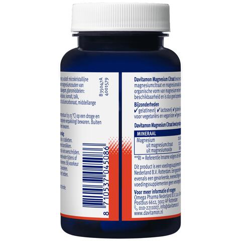 Davitamon Magnesium Citraat Tabletten 50+10 stuks